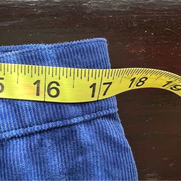 Lauren Jeans Co Blue Cerulean Blue Corduroy Straight Leg Pants.  Size 12 - Picture 8 of 11